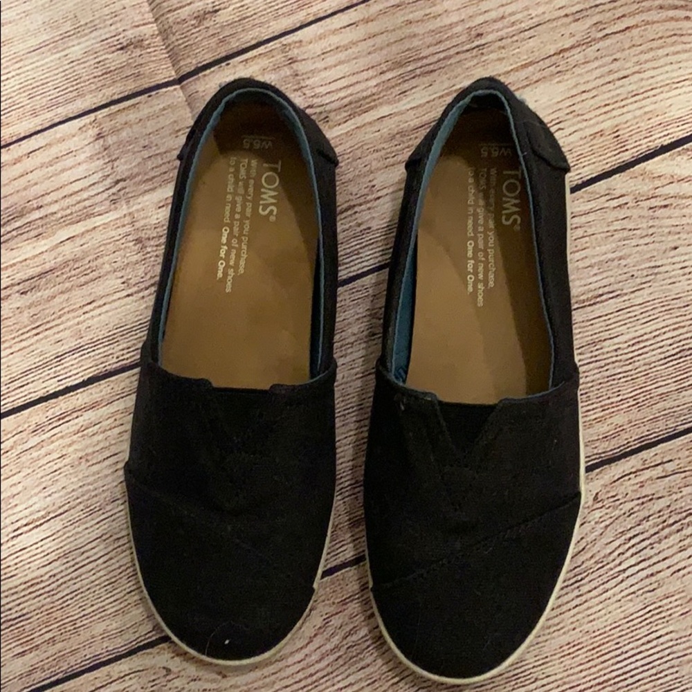 Women Black Slip On